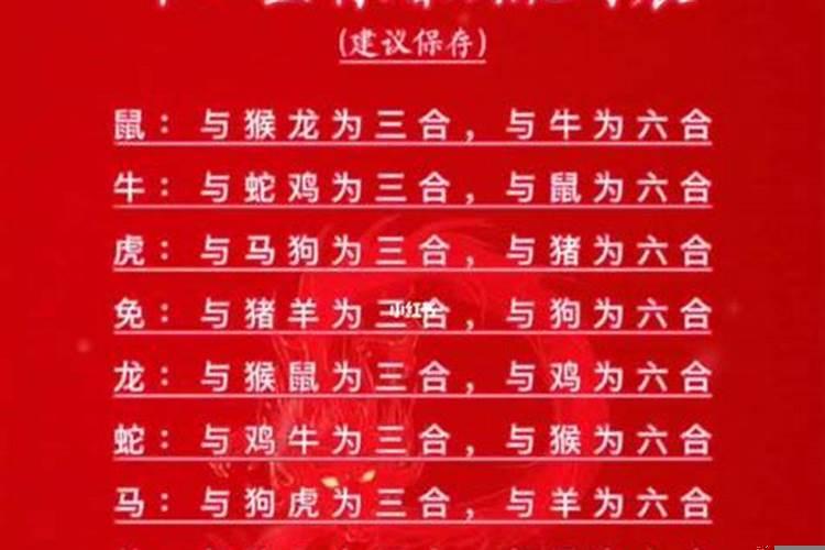 十二生肖配对十二生肖姻缘配对