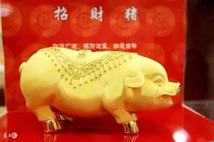 生肖猪旺财颜色