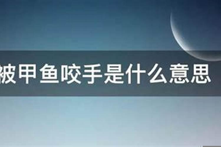 梦见被甲鱼咬手指