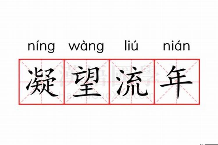 凝望流年的意思