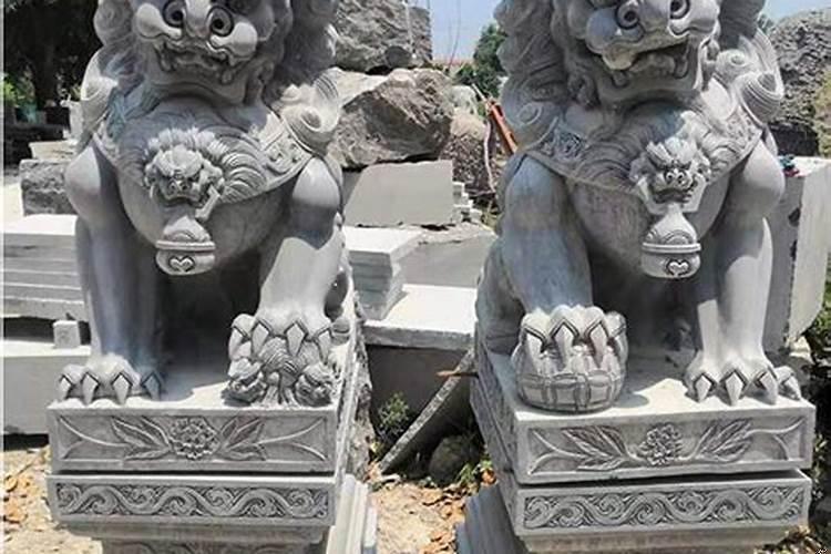 古代什么人家门口摆放狮子
