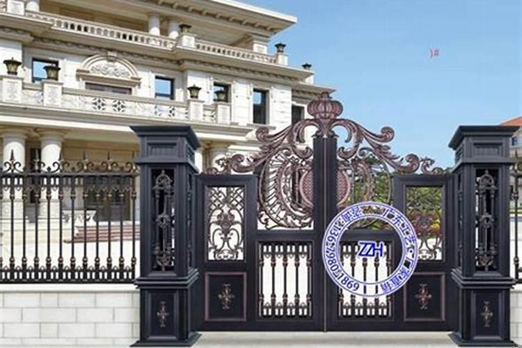 别墅庭院大门位置