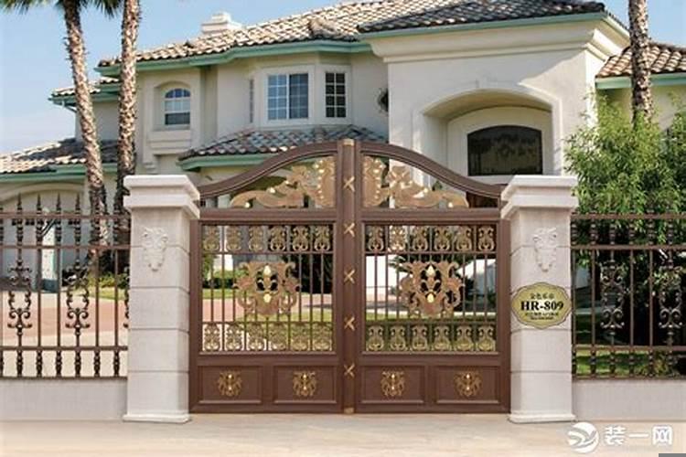 别墅大门庭院大门造型