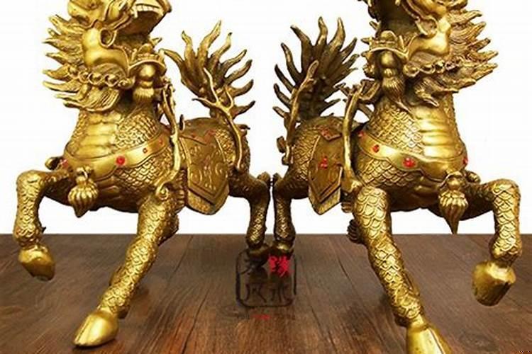 铜麒麟的风水作用以及摆放方法