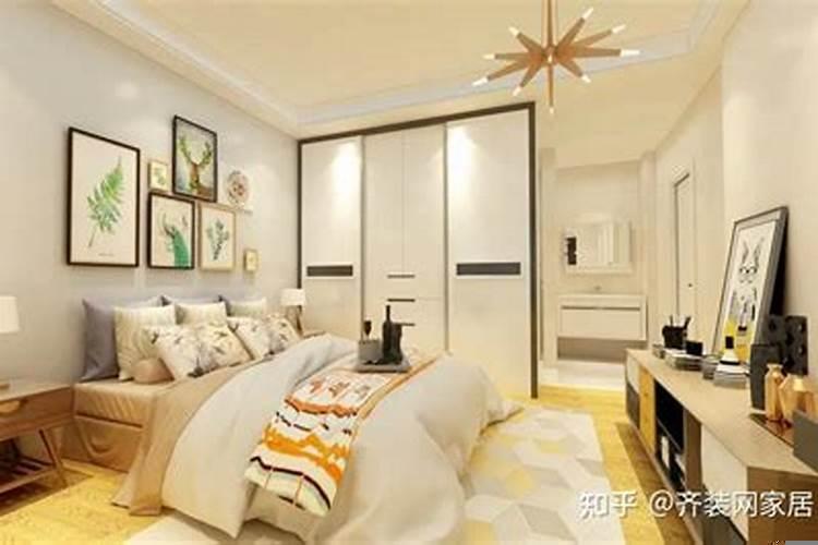 主卧卫生间对着床怎么改格局