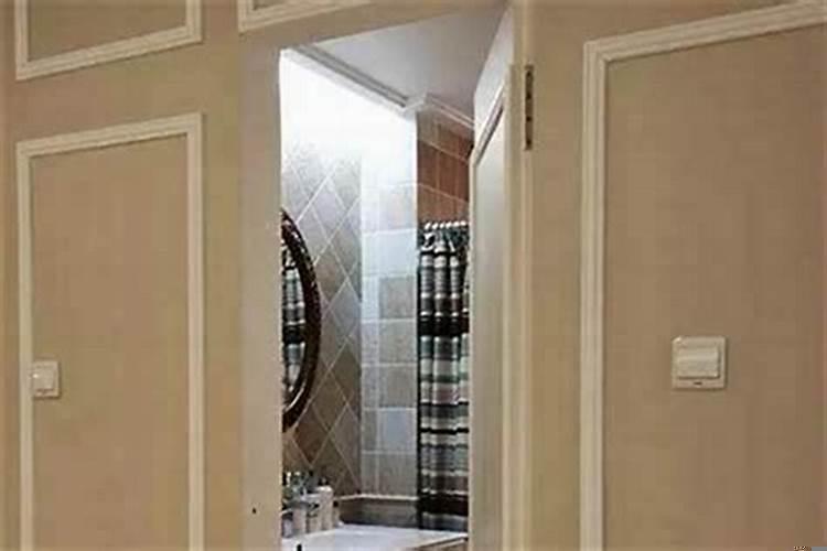 房间门正对卫生间门好不好