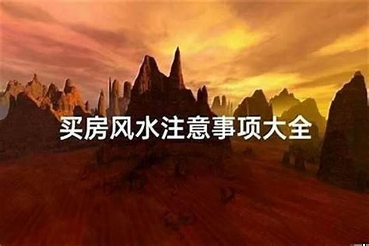 买房子风水需要注意些什么呢