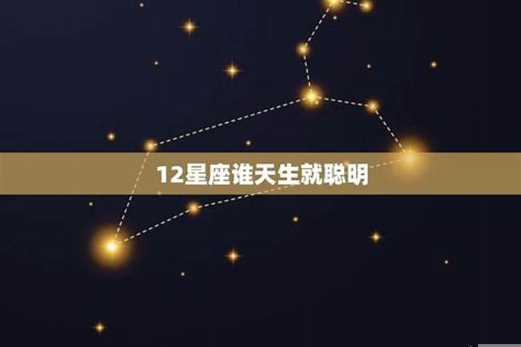 天生就聪明的星座(天蝎座和双子座谁更聪明)
