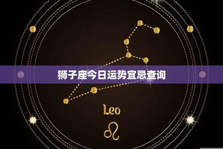 狮子处女座今日运势查询