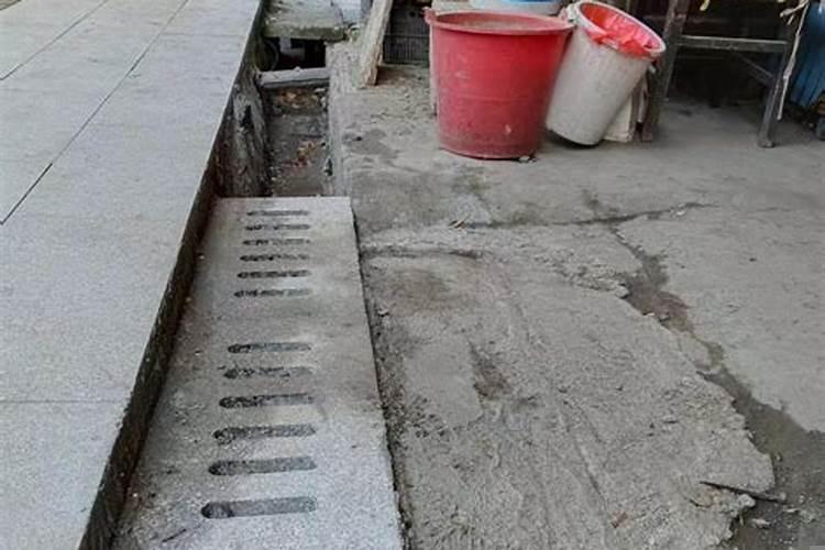 下水道从屋后走好吗