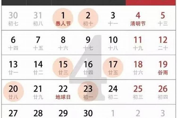 九六年三月二十农历是什么日