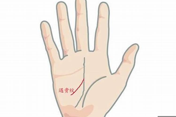 手相贵人纹与事业线倒V