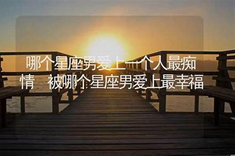 哪个星座男痴情