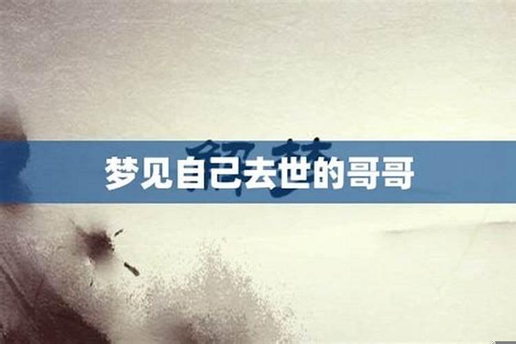 我梦见死去的哥哥