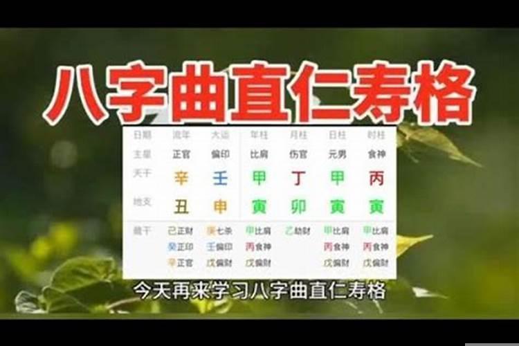 曲直仁寿格的命运层次