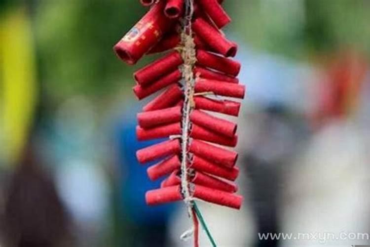 梦见鞭炮声是什么意思周公解梦