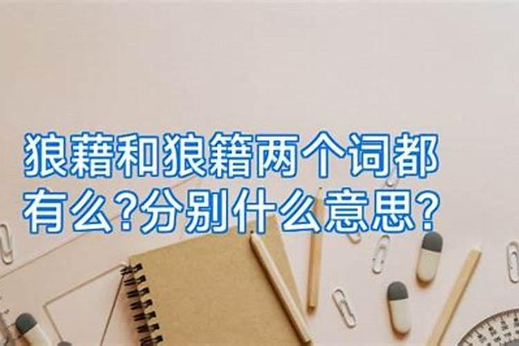八字算命说命带狼籍什么意思呀