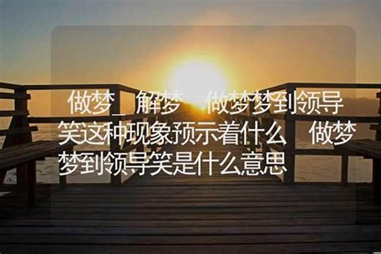 做梦梦见领导什么意思