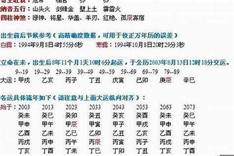 最古老的八字婚配表