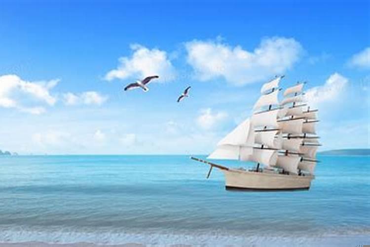 梦见大海和很多船