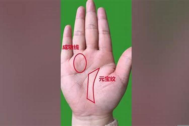 手相有元宝的手相