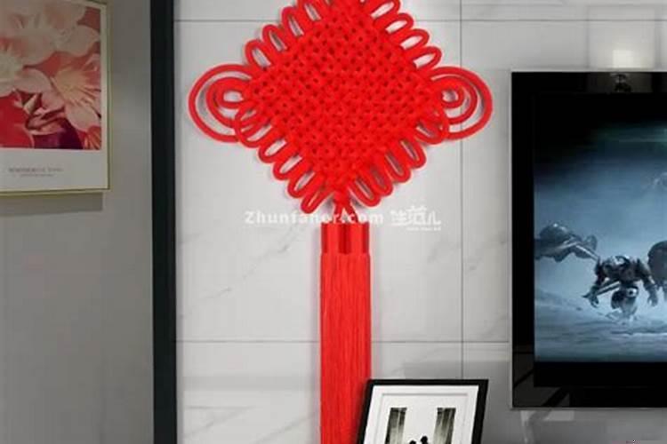 中国结怎么挂比较适合