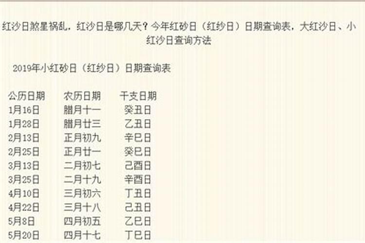 2025年正月初七是红沙日吗