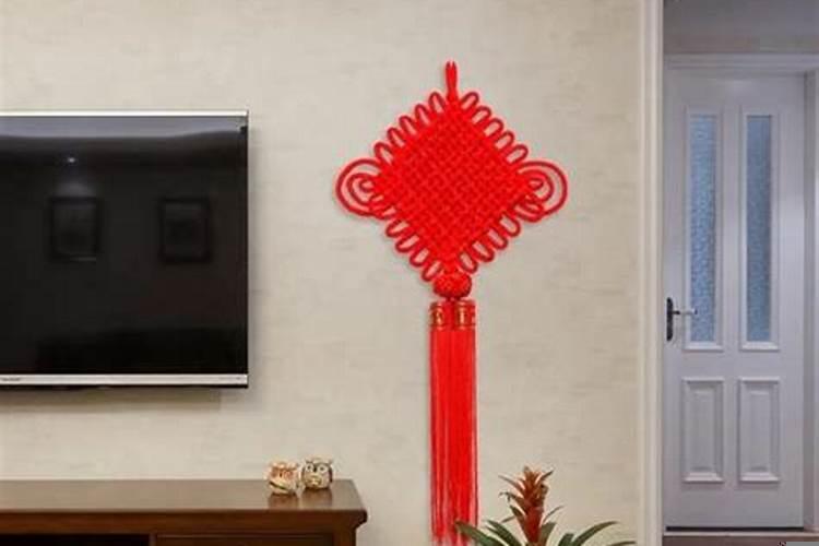 中国结怎么挂比较适合