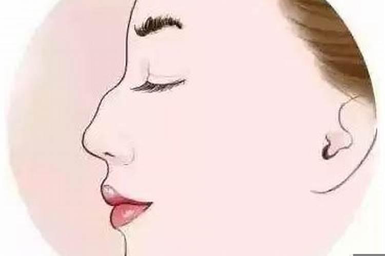 鼻梁生节的女人