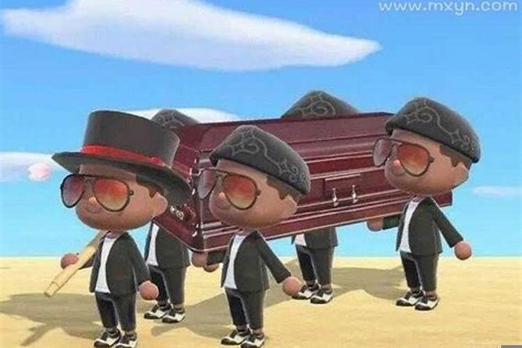 梦见别人抬棺材过河周公解梦